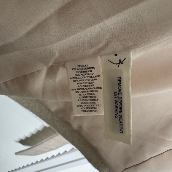 Ann Taylor Wool Shawl Collar Wrap Coat | Small - Picture 9 of 10